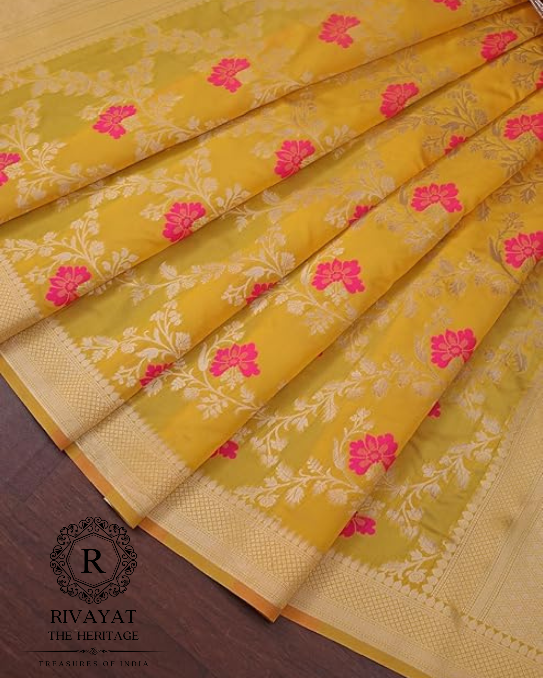 Navdurga Banarsi Floral Dupatta