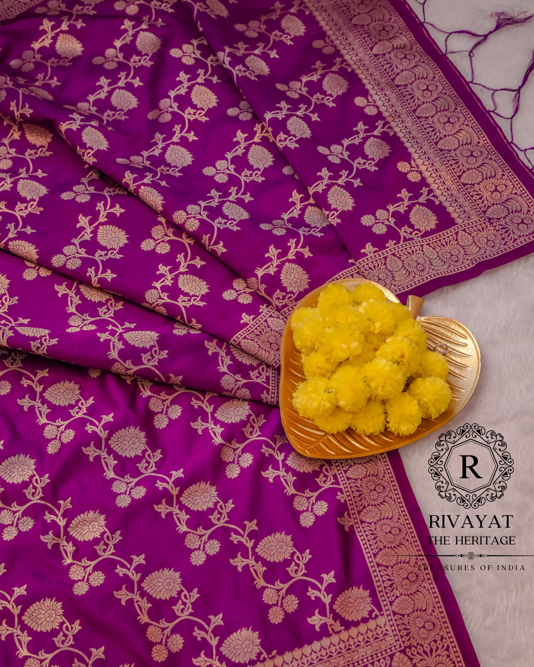 Navdurga Banarasi Silk Dupatta