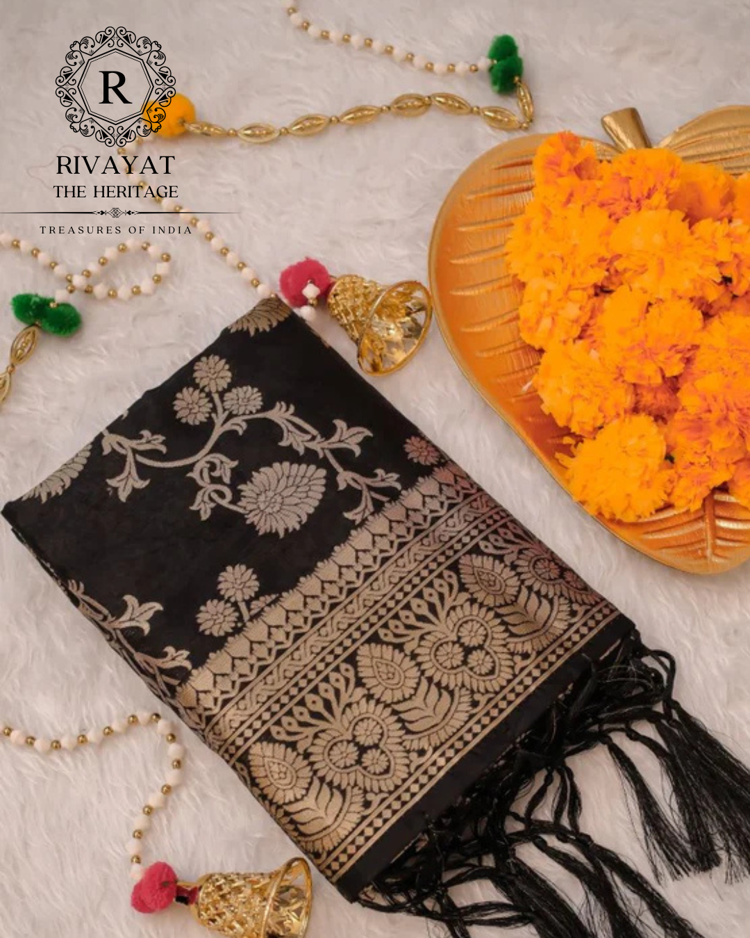 Navdurga Banarasi Silk Dupatta