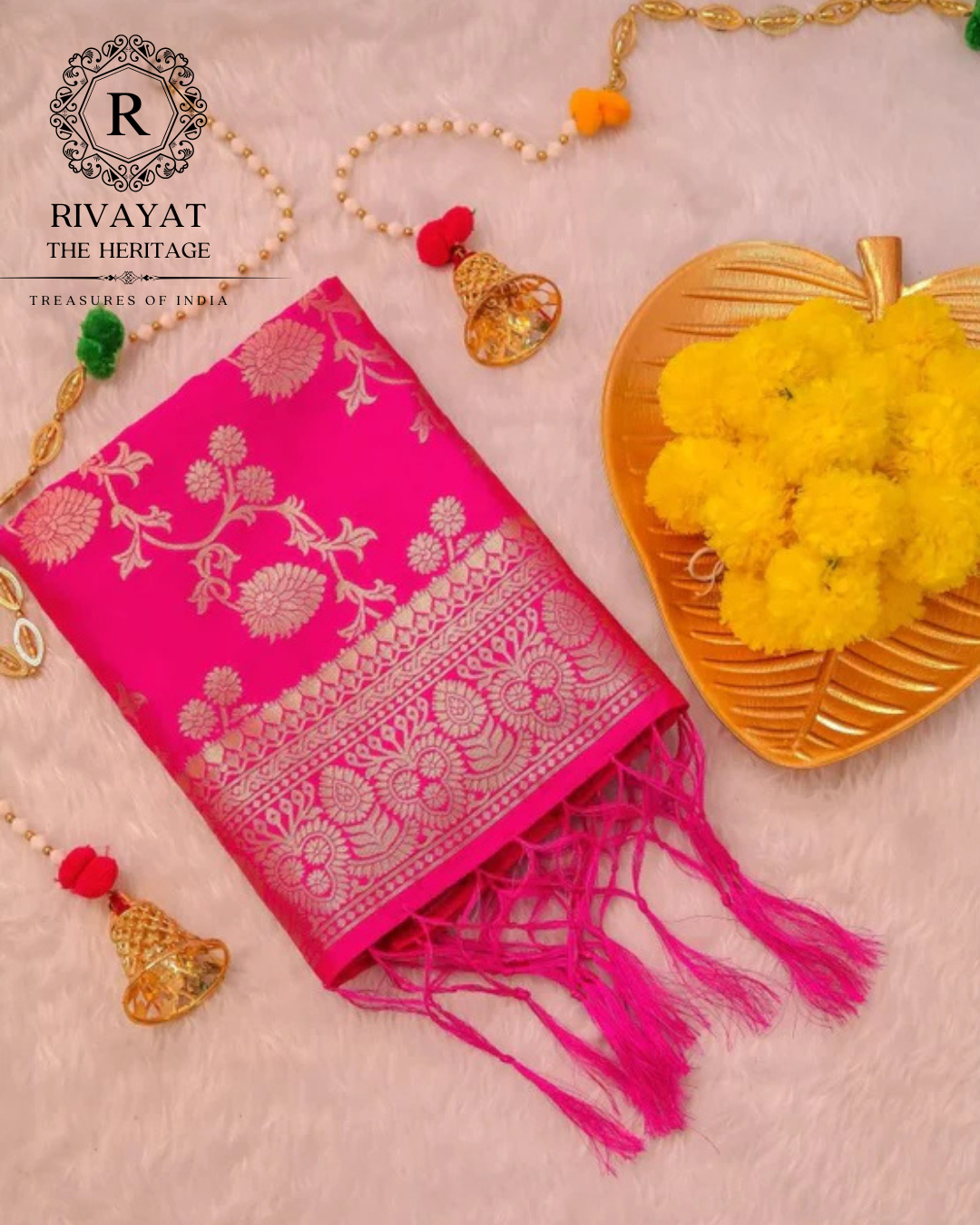 Navdurga Banarasi Silk Dupatta