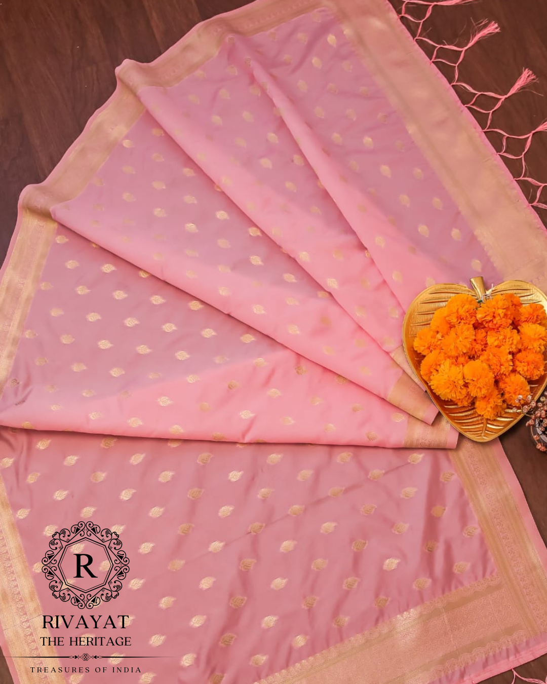 Navdurga Banarasi Dupatta - South India Inspiration