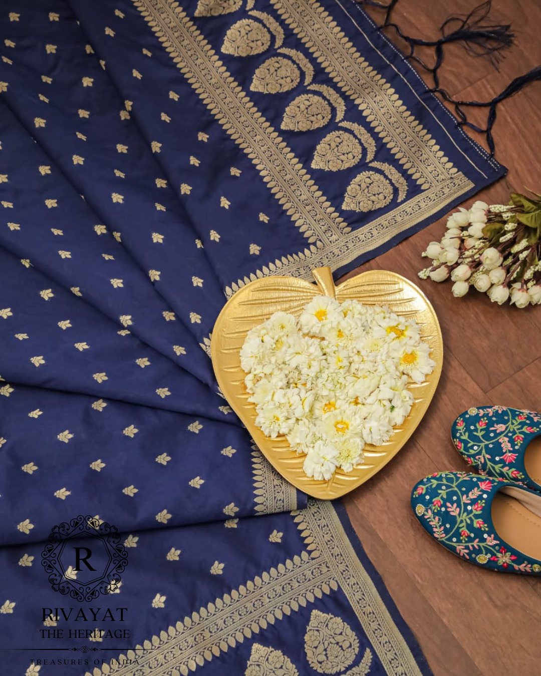 Navdurga Banarasi Dupatta - South India Inspiration