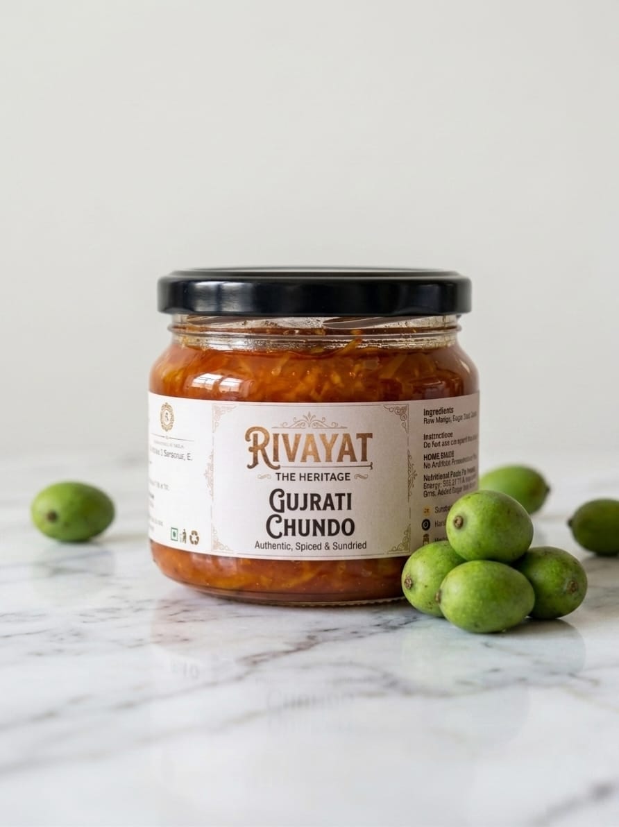 Gujarati Chundo Pickle – Sweet Mango Relish with a Hint of Spice