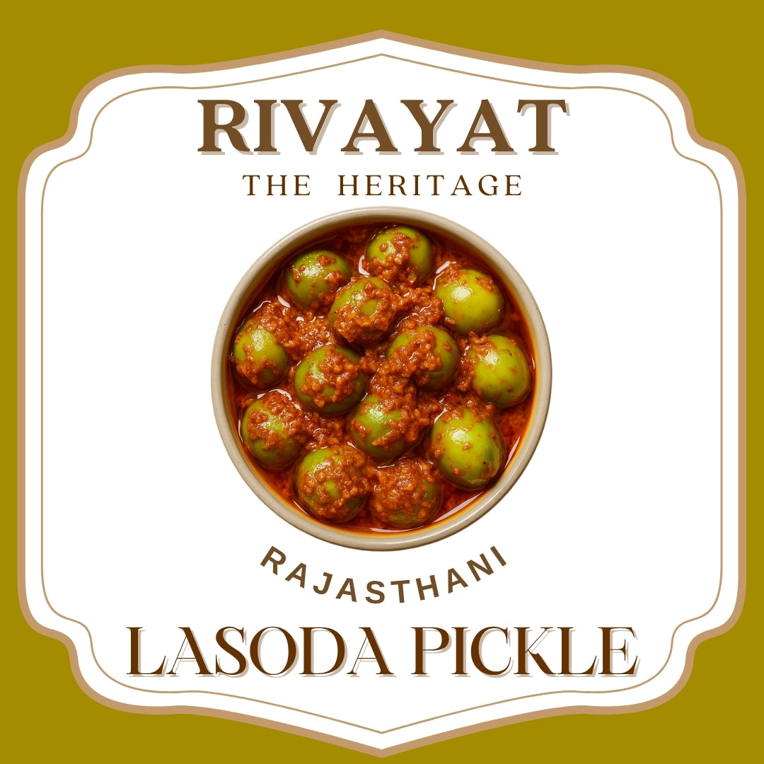 Rajasthani Lasoda Pickle – Tangy & Spicy Homemade Delight | Traditional Sun-Dried Pickle