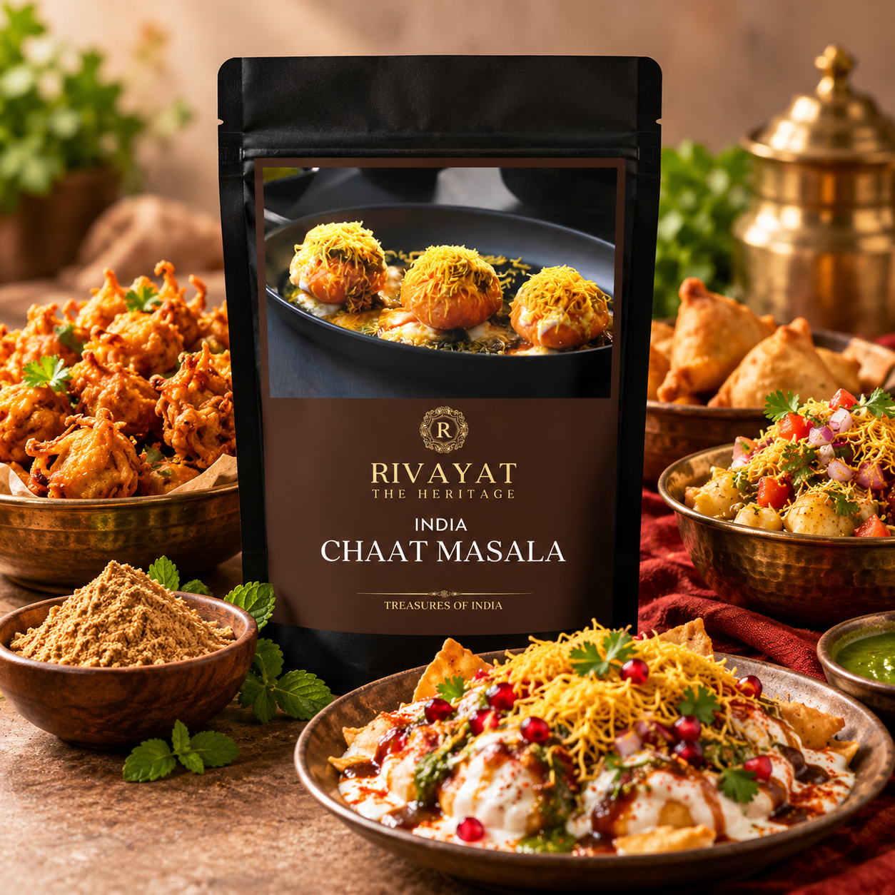 Handground Chaat Masala – Authentic Indian Blend | Rivayat