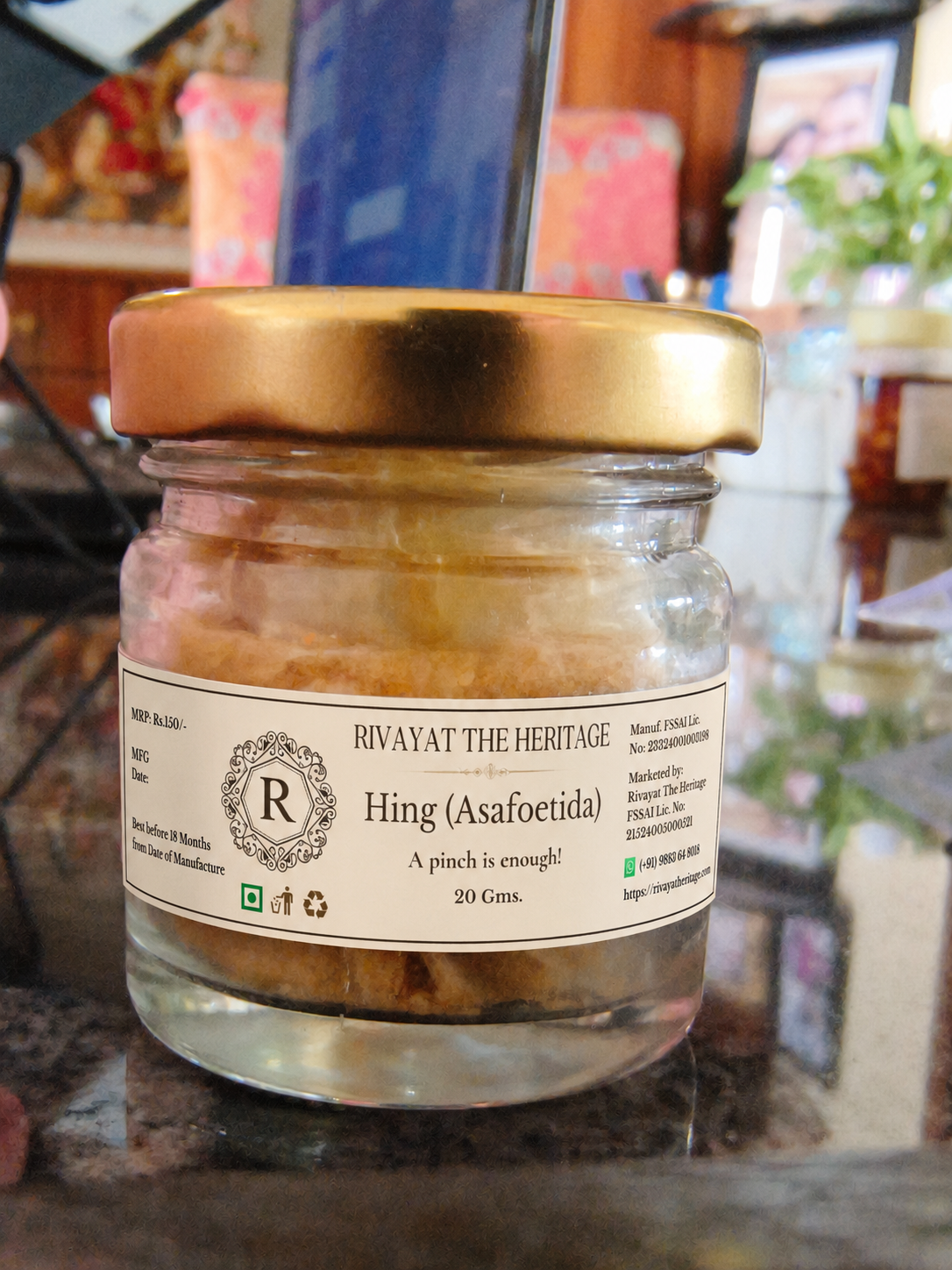 Dhela Hing | Pure Raw Asafoetida | Rivayat Heritage